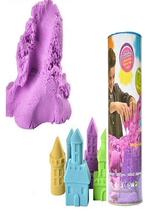 EKTA Active Sand Canister Playset for Kids 3+ Years/Sand Crafting Kit, Multicolor,Sand - Image 1